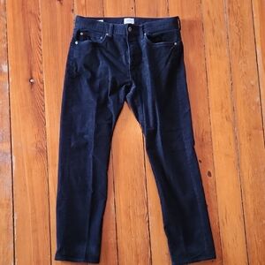 J Crew Men's Mavy Blue Corduroy Pants